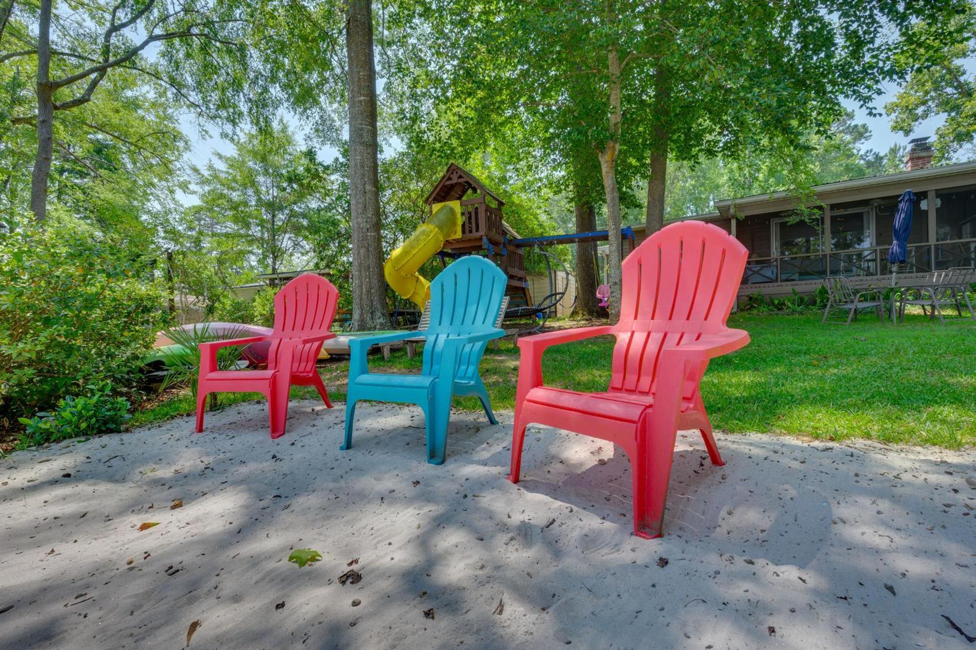 Lake Sinclair Crooked Creek Cottage With Fire Pit! Eatonton Extérieur photo