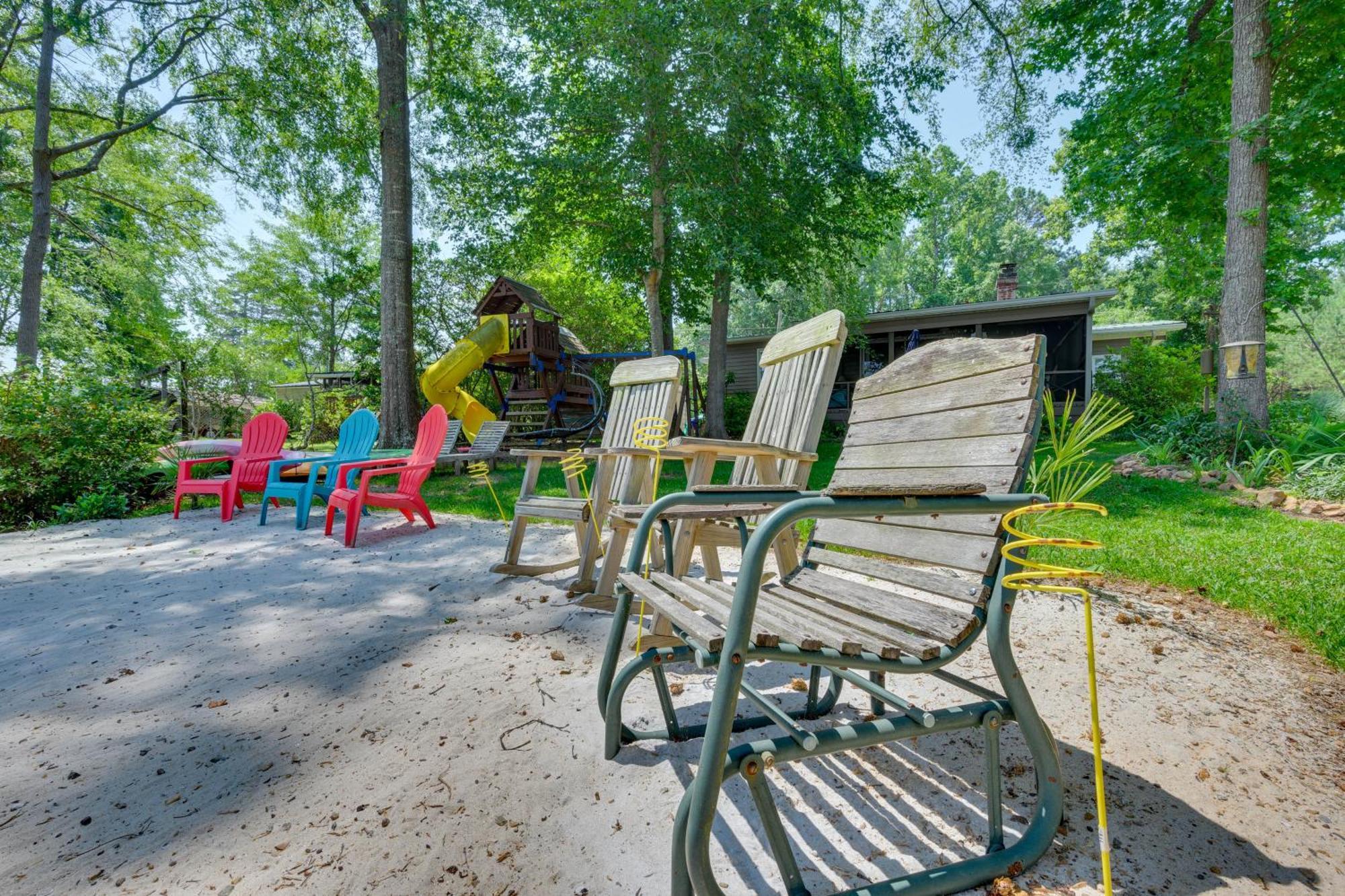 Lake Sinclair Crooked Creek Cottage With Fire Pit! Eatonton Extérieur photo
